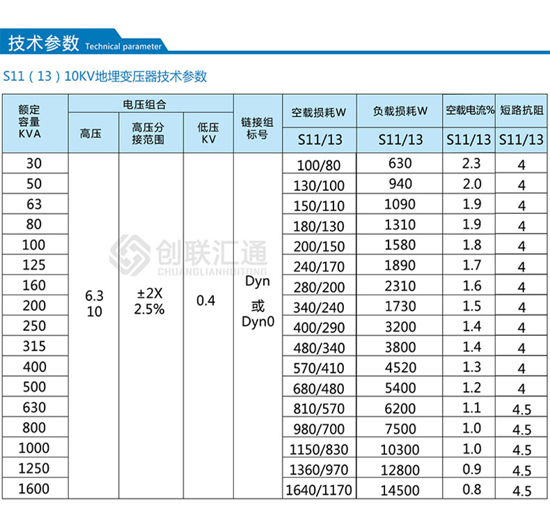 S11-MRD地埋式變壓器 高壓油浸 防腐防潮 廠家直銷特惠可定制-創(chuàng)聯匯通示例圖3